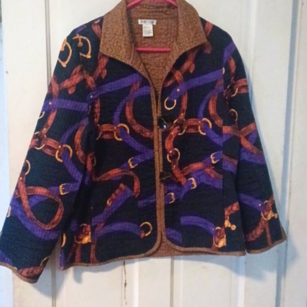 Patty Kim size large reversible New York designer jacket.